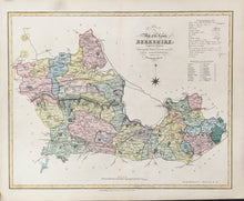 Load image into Gallery viewer, Ebden, William “New Map of the County of Berkshire.”