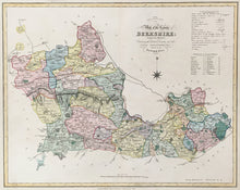 Load image into Gallery viewer, Ebden, William “New Map of the County of Berkshire.”