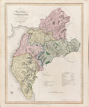 Load image into Gallery viewer, Ebden, William “New Map of the County of Cumberland”