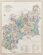 Load image into Gallery viewer, Ebden, William “New Map of the County of Gloucestershire.”