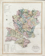 Load image into Gallery viewer, Ebden, William “New Map of the County of Hampshire.”