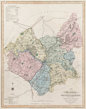 Load image into Gallery viewer, Ebden, William “New Map of the County of Leicestershire”