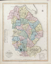 Load image into Gallery viewer, Ebden, William “New Map of the County of Lincolnshire.”
