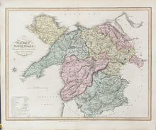 Load image into Gallery viewer, Ebden, William “New Map of North Wales”