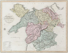 Load image into Gallery viewer, Ebden, William “New Map of North Wales”