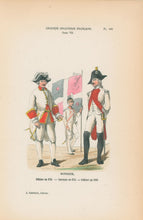 Load image into Gallery viewer, Philippoteaux, Felix Plate 106. "Monsieur. Officier en 1725. - Enseigne en 1775. - Officier en 1789"