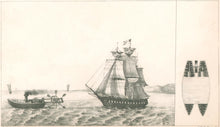 Load image into Gallery viewer, Reigart, J. Franklin  “Jonathan Hull’s Steamboat, used as a means of Towing other Vessels out of Harbor. Patrick Miller’s double boat, 1787”
