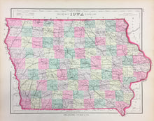 Load image into Gallery viewer, Gray, Frank A. &quot;Gray&#39;s New Map of Iowa&quot;
