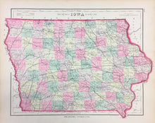 Load image into Gallery viewer, Gray, Frank A. "Gray's New Map of Iowa"