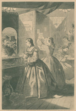 Load image into Gallery viewer, Homer, Winslow “'Any Thing for Me, if you Please?'-Post Office of the Brooklyn Fair in Aid of the Sanitary Commission”