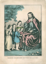 Load image into Gallery viewer, Kellogg "Christ Blessing Little Children"