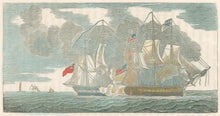 Load image into Gallery viewer, Unattributed  “Chesapeake and Shannon.”  From Horace Kimball’s "American Naval Battles…"