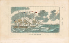 Load image into Gallery viewer, Unattributed  “Hornet and Peacock.”  From Horace Kimball’s "American Naval Battles…"