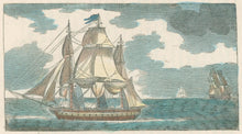 Load image into Gallery viewer, Unattributed “President and Plantagenet.” From Horace Kimball’s "American Naval Battles…"