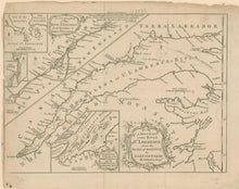 Load image into Gallery viewer, Kitchin, Thomas “A New Chart of the River St. Lawrence from the Island of Anticosti to Lake Ontario"