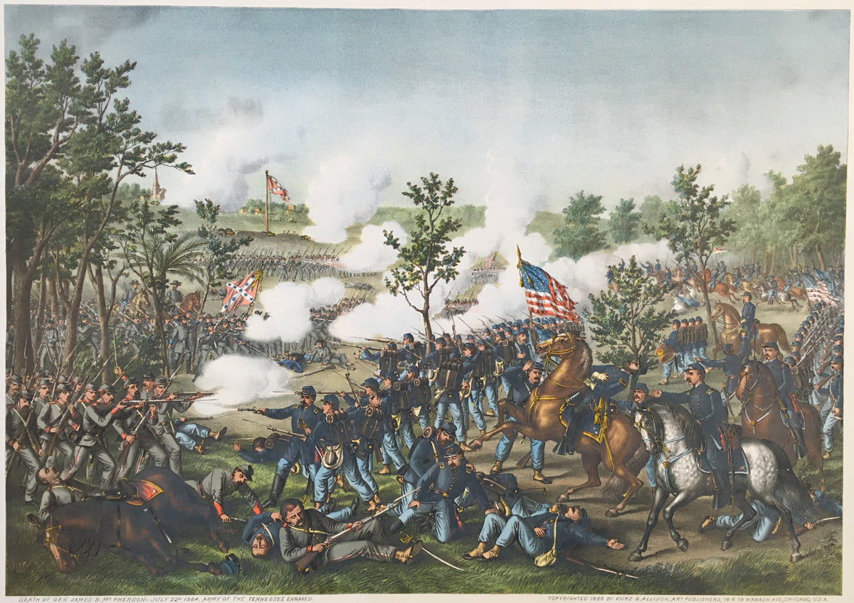 Kurz & Allison “battle Of Atlanta” – Philadelphia Print Shop