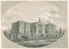 Load image into Gallery viewer, Unattributed “Ohio Wesleyan University. Delaware, O.”  From "The Ladies’ Repository”