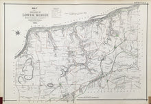 Load image into Gallery viewer, Leverings, John  "A Map of the Township of Lower Merion, Montgomery County, Pennsylvania, 1851"