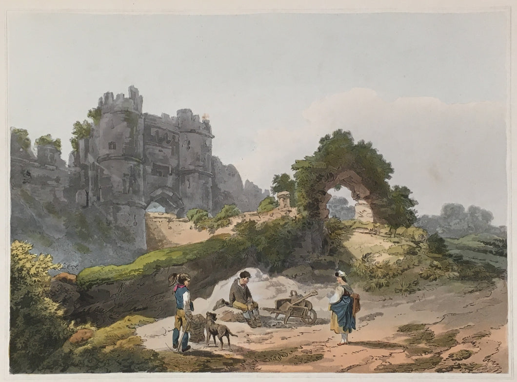 de Loutherbourg, Philipp Jakob “Gate of Carisbrook Castle.” From 