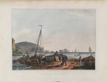 Load image into Gallery viewer, de Loutherbourg, Philipp Jakob “The Needles.  Isle of Wight.” From "Romantic and Picturesque Scenery of England and Wales...."