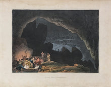 Load image into Gallery viewer, de Loutherbourg, Philipp Jakob “Peaks Hole, Derbyshire.” From "Romantic and Picturesque Scenery of England and Wales...."
