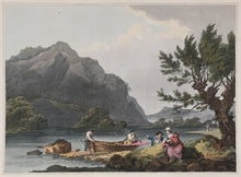 Load image into Gallery viewer, de Loutherbourg, Philipp Jakob “Lake of Wyndermere.” From "Romantic and Picturesque Scenery of England and Wales...."
