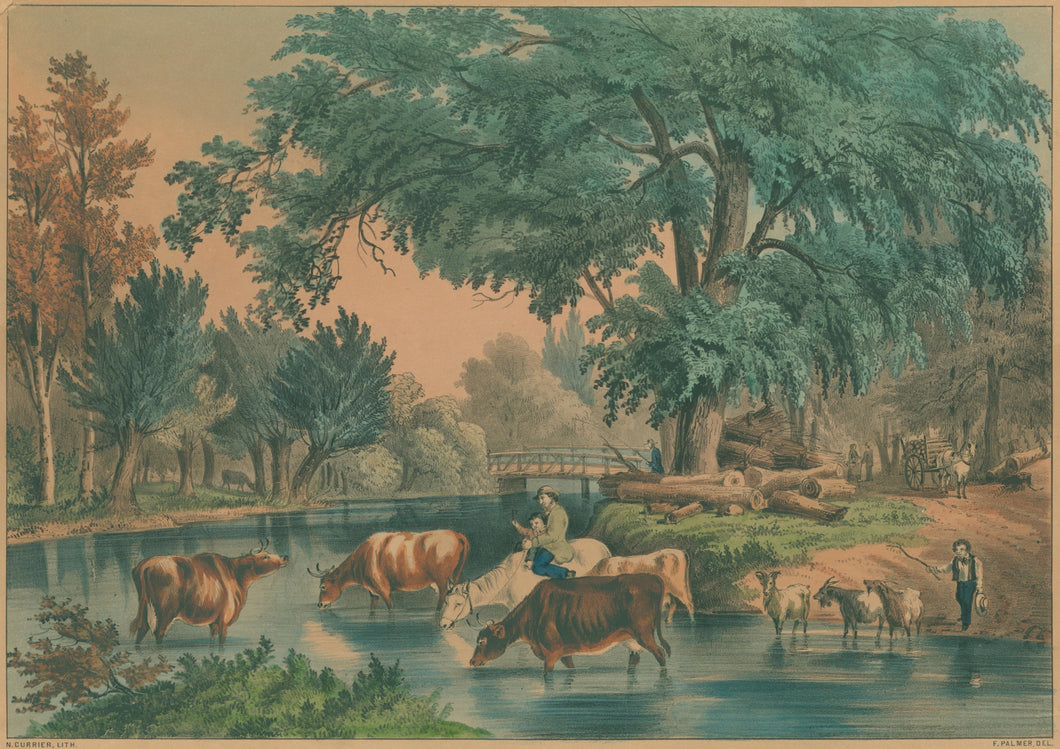Palmer, F. F. “Fording the River”