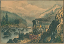 Load image into Gallery viewer, Currier &amp; Ives  “The Route to California. Truckee River Sierra-Nevada”
