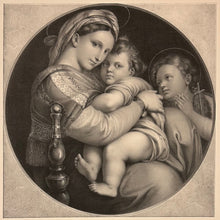 Load image into Gallery viewer, Raphael, school of &quot;Madonna della Sedia.&quot; [The Madonna of the chair]
