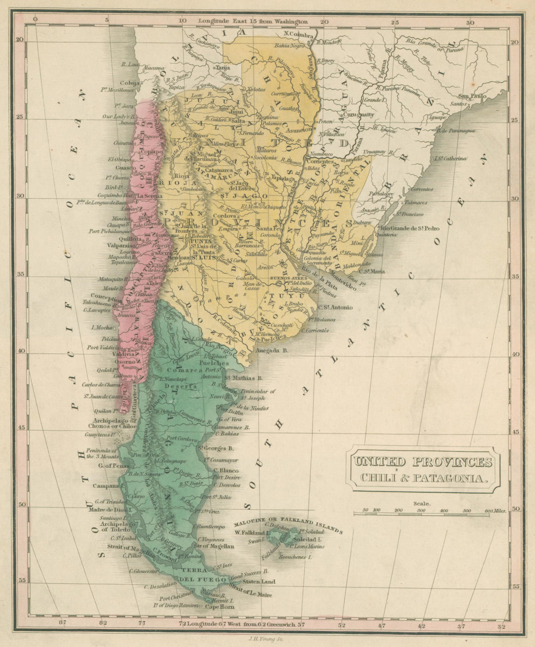 Malte-Brun, Conrad “United Provinces, Chili & Patagonia
