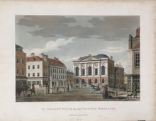 Load image into Gallery viewer, Malton, Thomas  “The Session House for the County of Middlesex” Pl. 84. From &quot;A Picturesque Tour Through London&quot;
