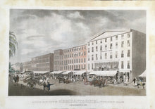 Load image into Gallery viewer, Smith, John Rubens “A South East View of Merchants Hotel. Nth. Fourth St. Philada.”