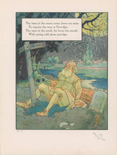Load image into Gallery viewer, Richardson, Frederick "The Man in the Moon came down too Soon" From Eulalie Osgood Grover's Mother Goose