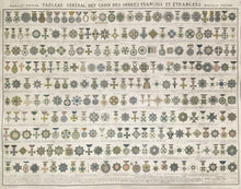 Load image into Gallery viewer, Unattributed.  No 81. "Tableau General des Croix des Ordres Francais et Etrangers. Nouvelle Edition”