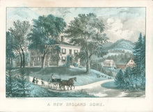 Load image into Gallery viewer, Currier & Ives  “A New England Home"
