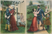 Load image into Gallery viewer, Unattributed  "Off to The War" and "Home From The War"
