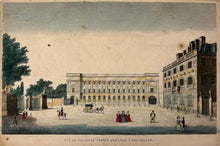 Load image into Gallery viewer, Unattributed  "Vue du Palais du Prince d'Orange à Bruxelles"