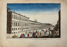 Load image into Gallery viewer, Unattributed  "Vue Perspective du Palais des Papes, sur le Mont Cavallo à Rome, et des Ecuries"