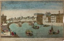 Load image into Gallery viewer, Unattributed  "Vue Perspective du Pont de la Trinite de Florence"