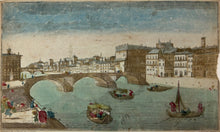 Load image into Gallery viewer, Unattributed  "Vue Perspective du Pont de la Trinite de Florence"