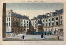 Load image into Gallery viewer, Unattributed   "Vue de la Place des Victoires À Paris"