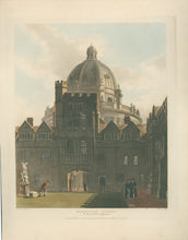 Load image into Gallery viewer, Pugin, A.  “Brazen-nose College & Radcliffe Library”