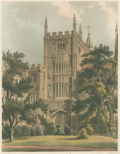 Load image into Gallery viewer, Pugin, A.  “New College.  Entrance Gate.”  [Old Gate of Magdalen College]
