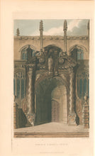 Load image into Gallery viewer, Pugin, A.  “Porch of St. Mary’s Church”

