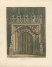 Load image into Gallery viewer, Mackenzie, F. “West Entrance to the Chapel of Magdalen College”