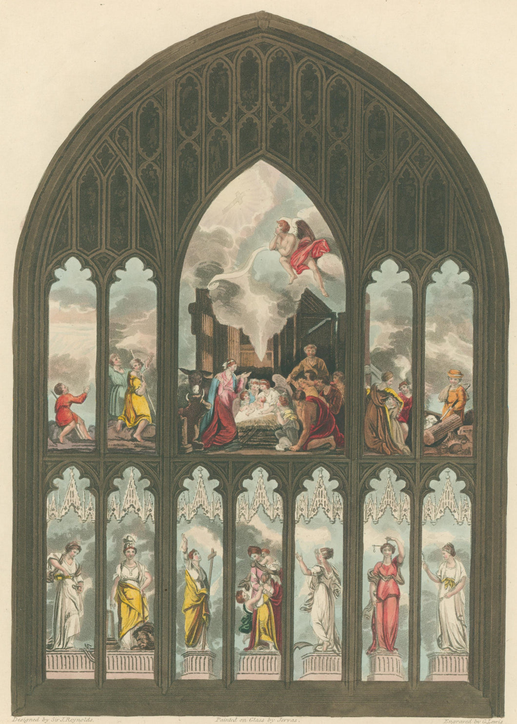 Reynolds, J.  “Window of New College Chapel”