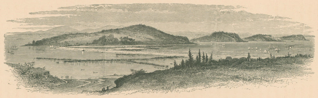 “The Porcupine Islands, Frenchman's Bay.” [Mt. Desert Island ME]  From 