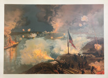 Load image into Gallery viewer, Davidson, J.O.  “Battle of Port Hudson.  Passing the River Batteries.”