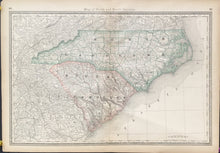 Load image into Gallery viewer, Rand McNally  "Map of North and South Carolina"