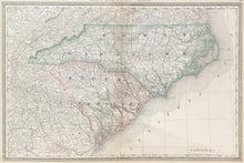 Load image into Gallery viewer, Rand McNally  "Map of North and South Carolina"